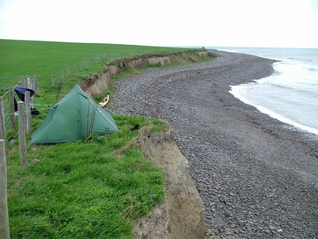 campsite near New Quay, Wales