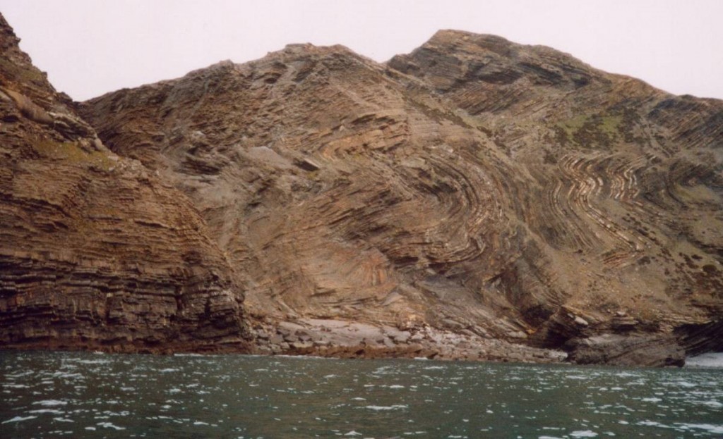 Stressed rock