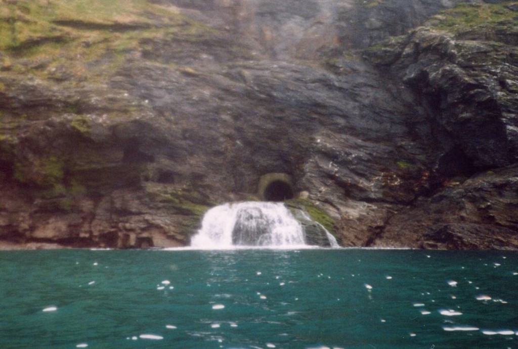 Sewage outfall, Cligga Head