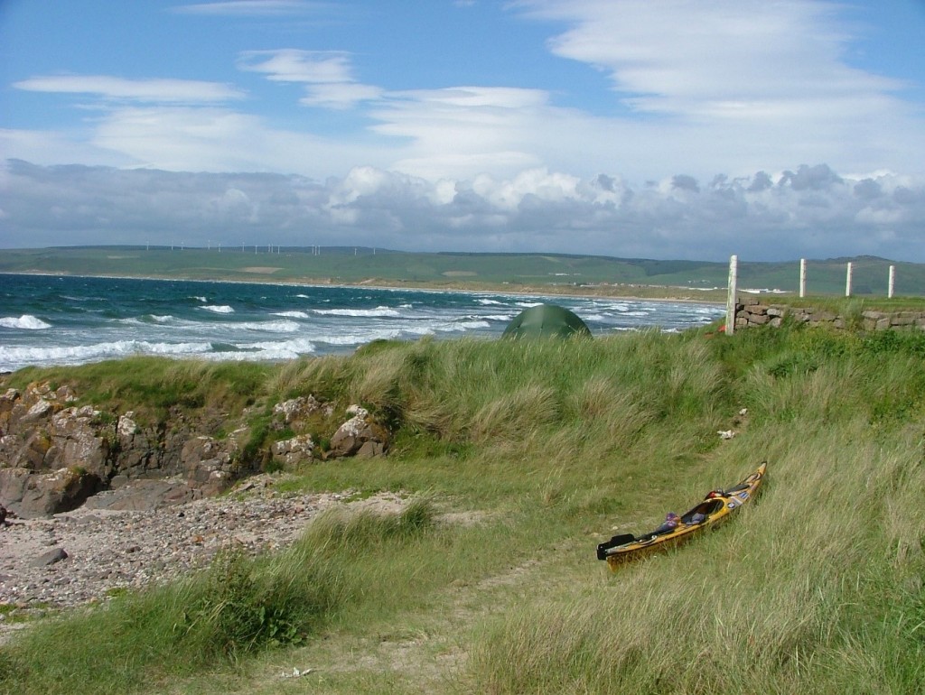 A windy day at Machrihanish