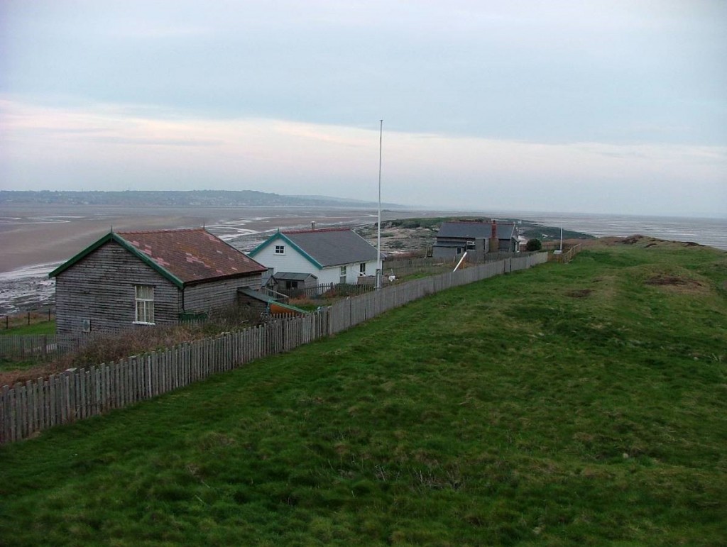 Hilbre Island, floating in a sea of sand and mud