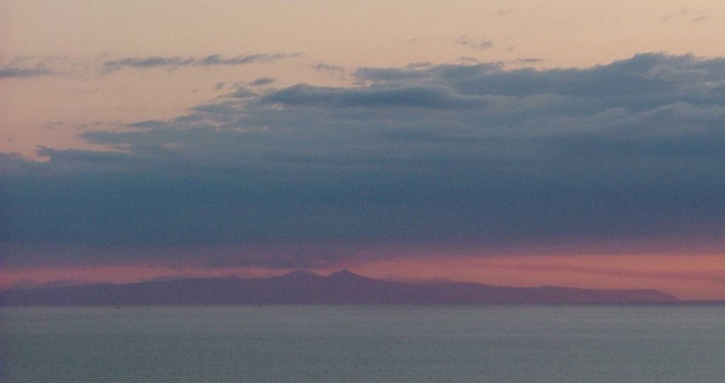 Isle of Man from St. Bees