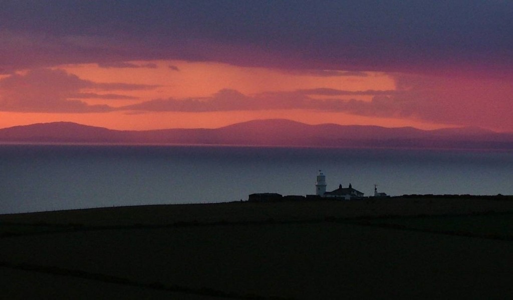 Solway Firth and St. Bees lighthouse