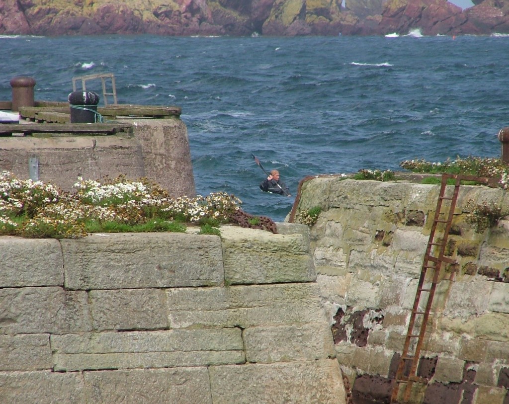 arriving at St Abbs