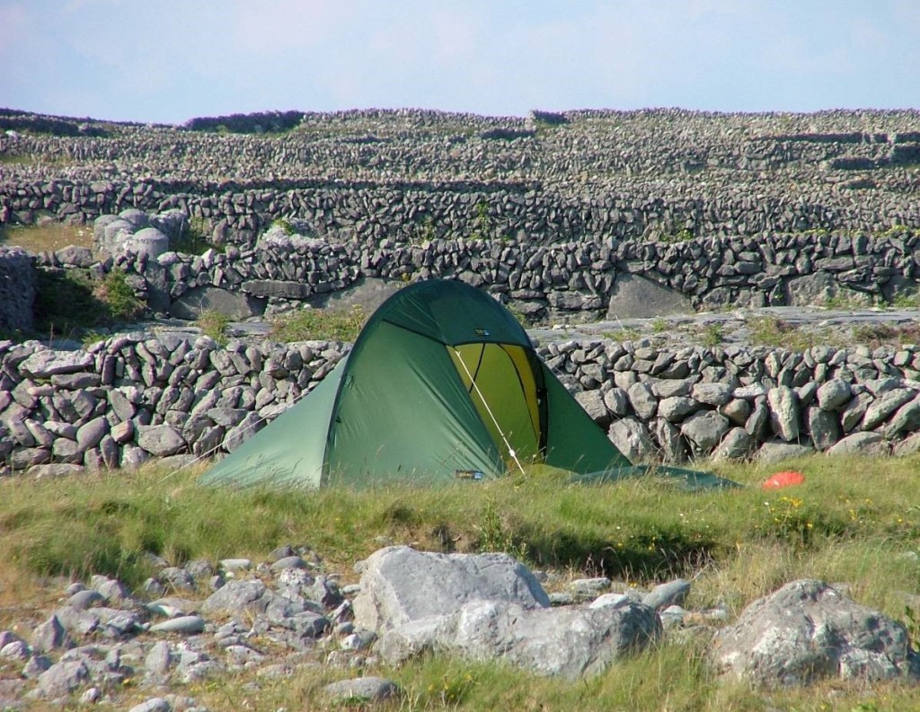 campsite, Inishmaan