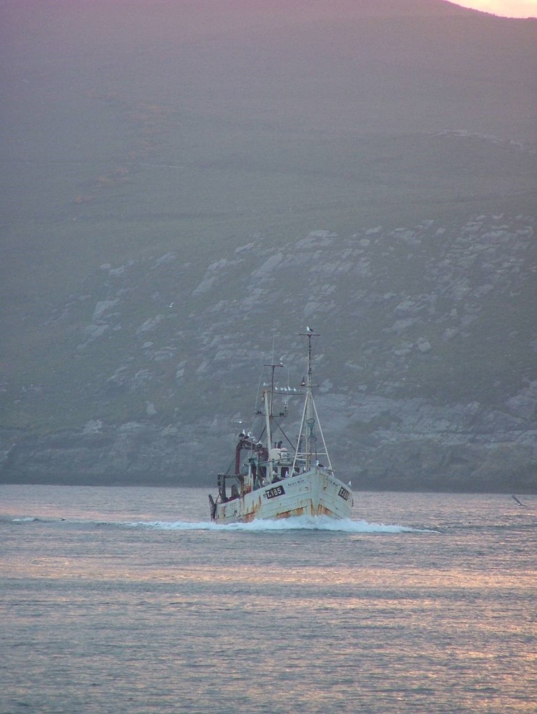 fishing boat returning to Portmagee
