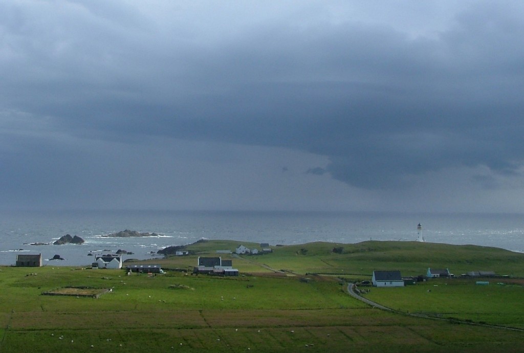 looking south from Fair Isle