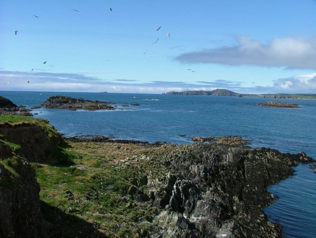 looking west from the Rabbit Islands