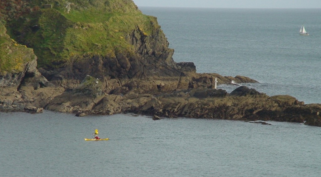 paddling into Fowey Harbour