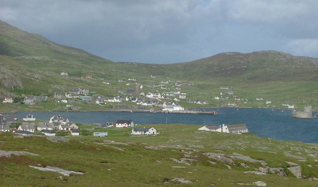 the village of Castlebay, Barra
