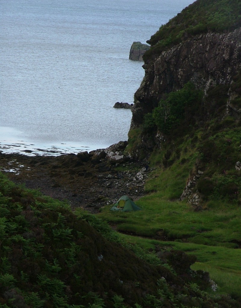 wilderness camping, South Uist