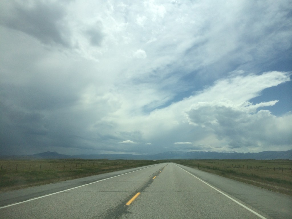 Gigantic clouds in Wyoming